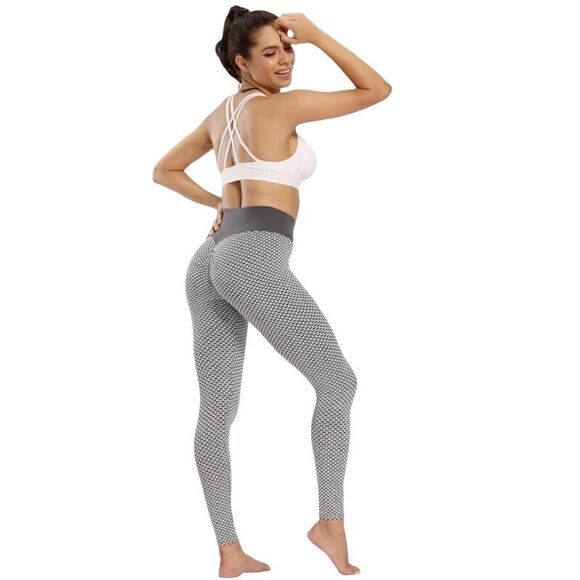 Butt Scrunch Gray Leggings - Picture 2 of 6